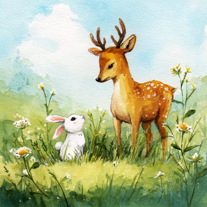 Rozprávka na čítanie - Malá srnka Bambi