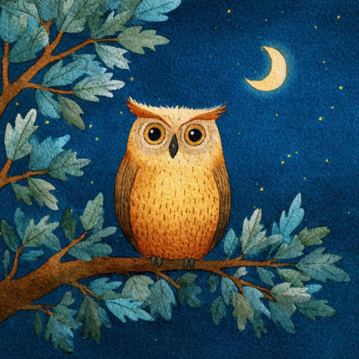 Rozprávka na čítanie - Múdra sova