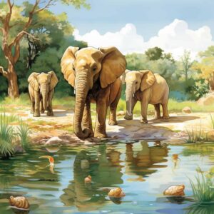 Rozprávka pre deti - Pri napájadle