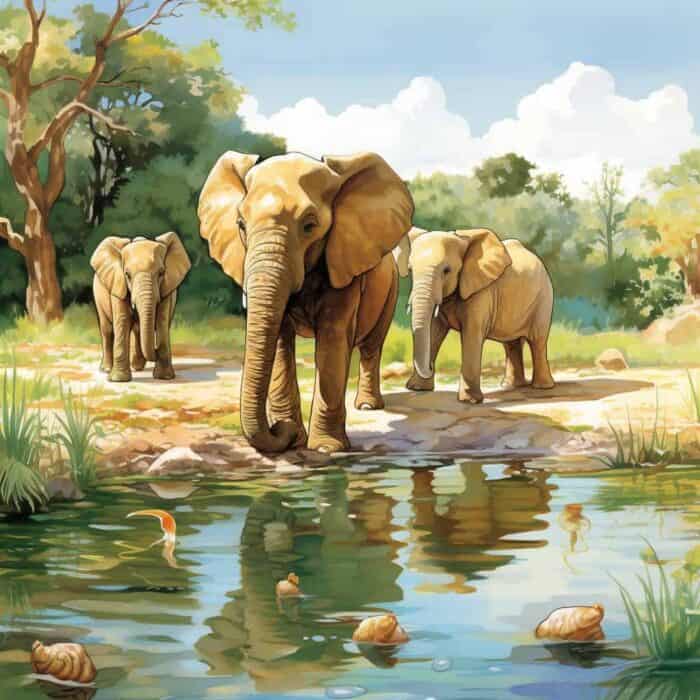 Rozprávka pre deti - Pri napájadle