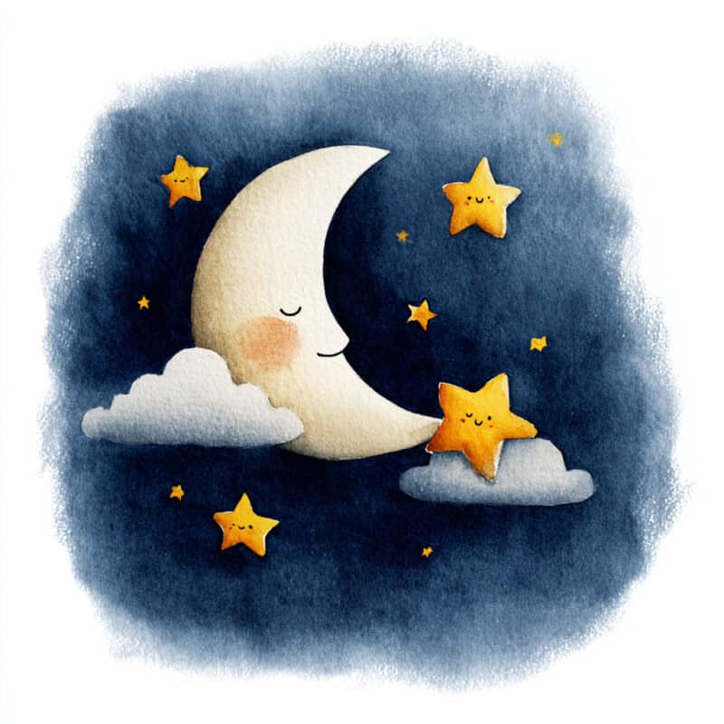 Rozprávka pre deti - Smutný mesiačik