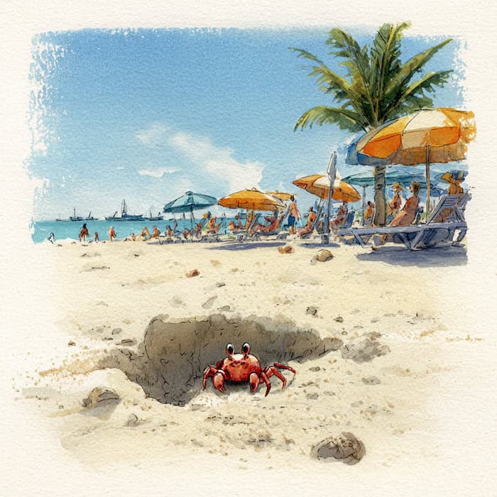 Rozprávka na čítanie - Malý krab Riki