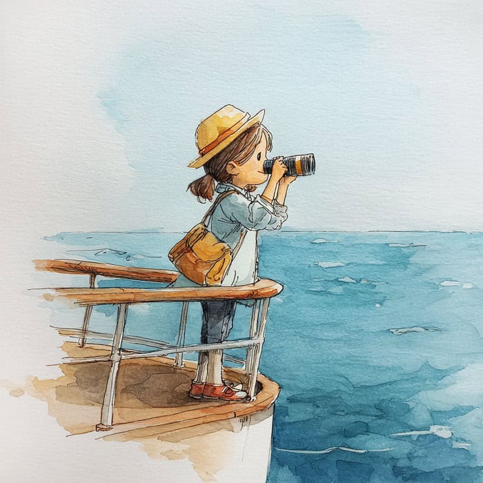 Rozprávka na dobrú noc - Rebeka na dovolenke Výlet na lodi