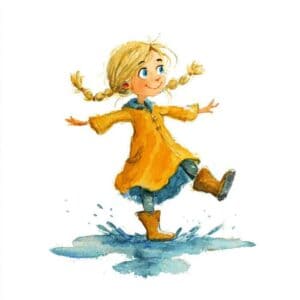 Rozprávka na čítanie - Ako si užiť dážď