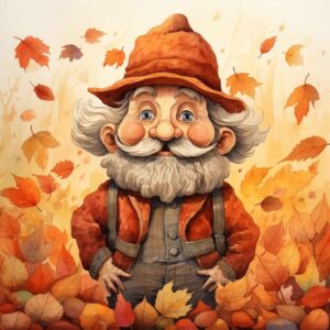 Rozprávka pre deti - Jesenný škriatok Lístok a ježko