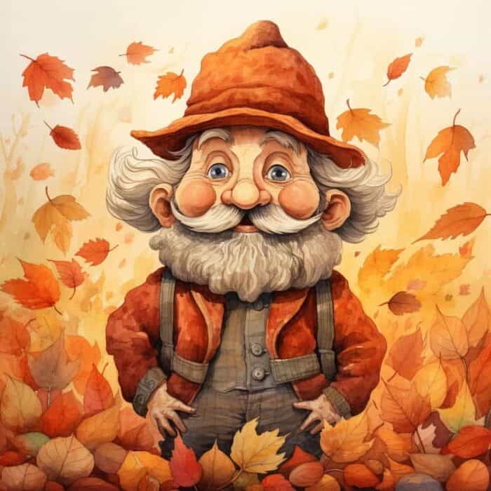 Rozprávka pre deti - Jesenný škriatok Lístok a ježko