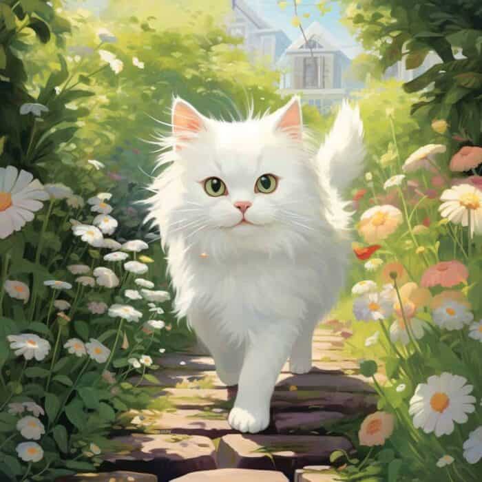 Rozprávka na čítanie - Kocúrik Packo, vrabček a biela mačička