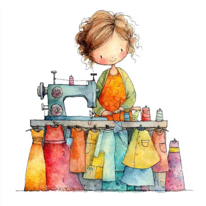 Rozprávka pre deti - Krajčírka Rozália