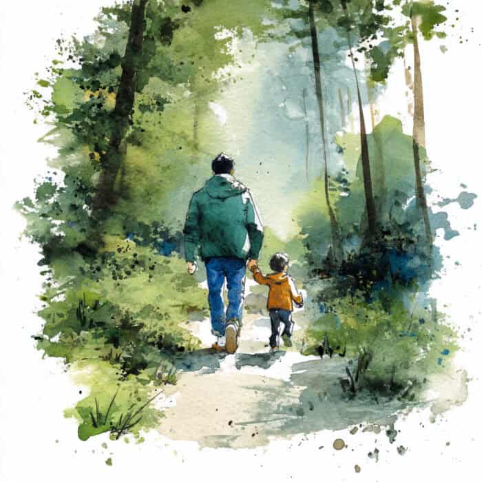 Rozprávka na dobrú noc - Tomáš zbiera prvé huby