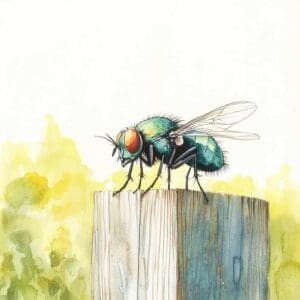 Rozprávka na čítanie - Ako malá muška nechcela byť muškou