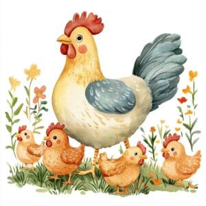 Rozprávka na dobrú noc - Ako psík Rek zachránil kuriatka