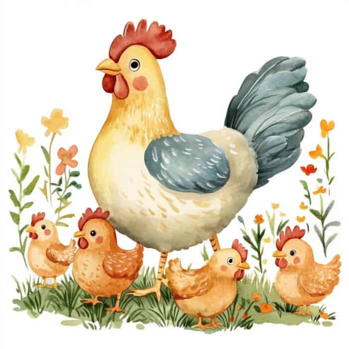 Rozprávka na dobrú noc - Ako psík Rek zachránil kuriatka