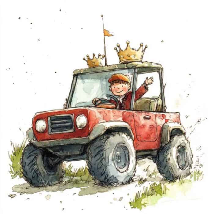 Rozprávka pre deti - Kráľovské preteky