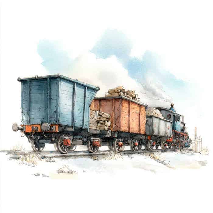 Rozprávka na čítanie - Vláčik Siláčik a sneh