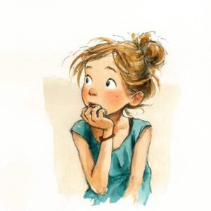 Rozprávka na čítanie - O dievčatku, ktoré si hrýzlo nechty