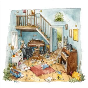 Rozprávka na čítanie - O dvoch neporiadnikoch