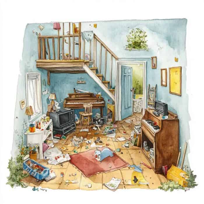 Rozprávka na čítanie - O dvoch neporiadnikoch