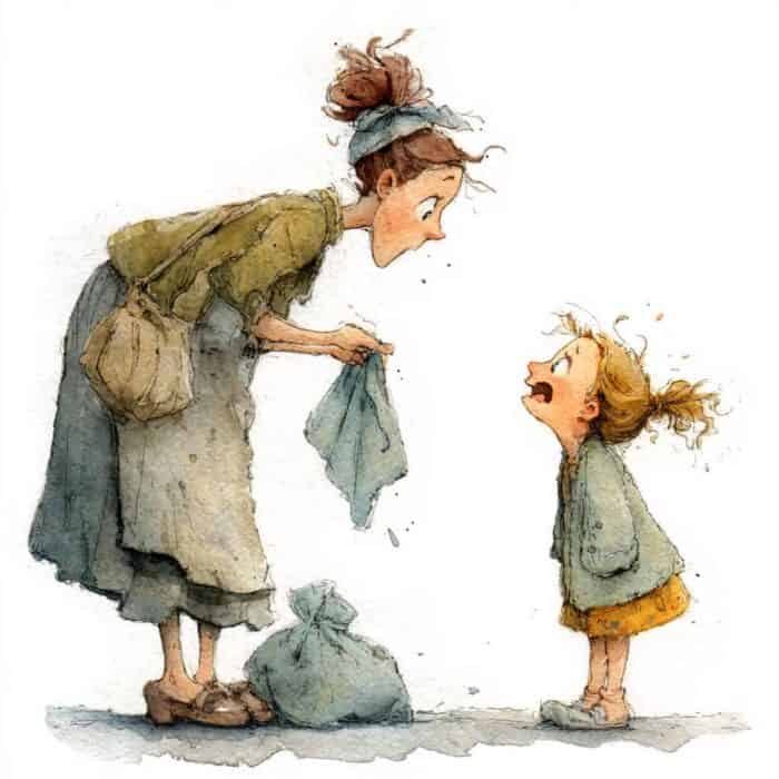 Rozprávka pre deti - O dievčatku, ktoré nechcelo smrkať do vreckovky