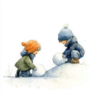 Rozprávka pre deti - Prvá snehová nádielka