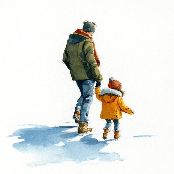 Rozprávka na čítanie - Snehová vločka