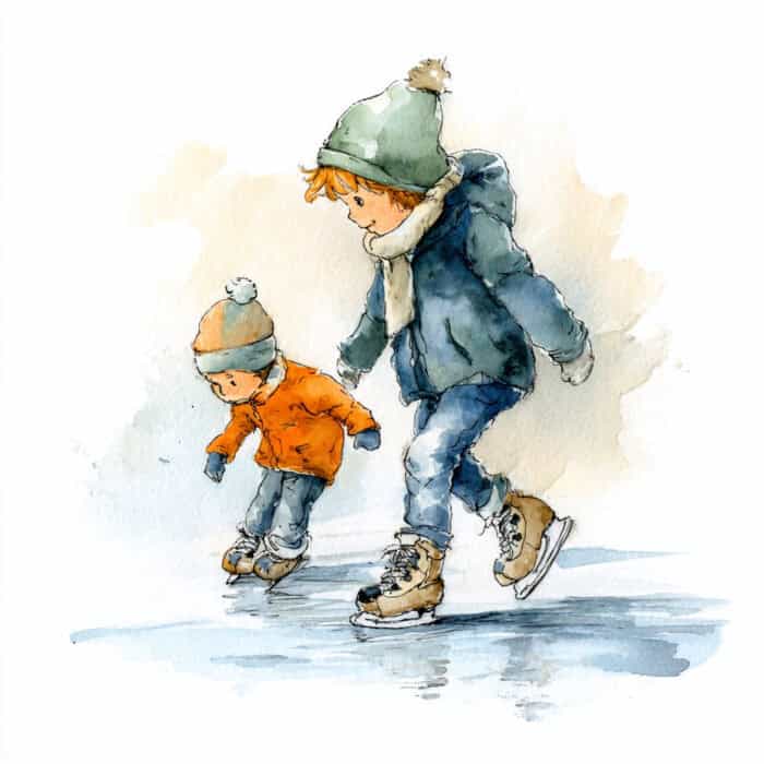 Rozprávka pre deti - Staré korčule