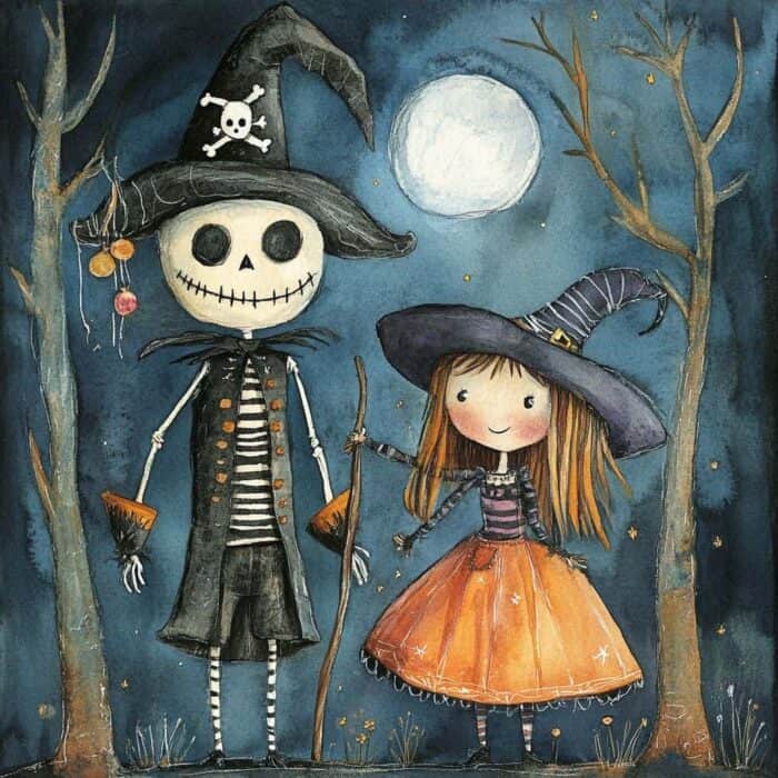 Rozprávka na dobrú noc - Zubaté strašidlá – Halloween a sviatok Všetkých svätých