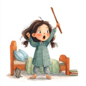 Rozprávka na dobrú noc - Klárka a lesná škola pre neposlušné kúzla