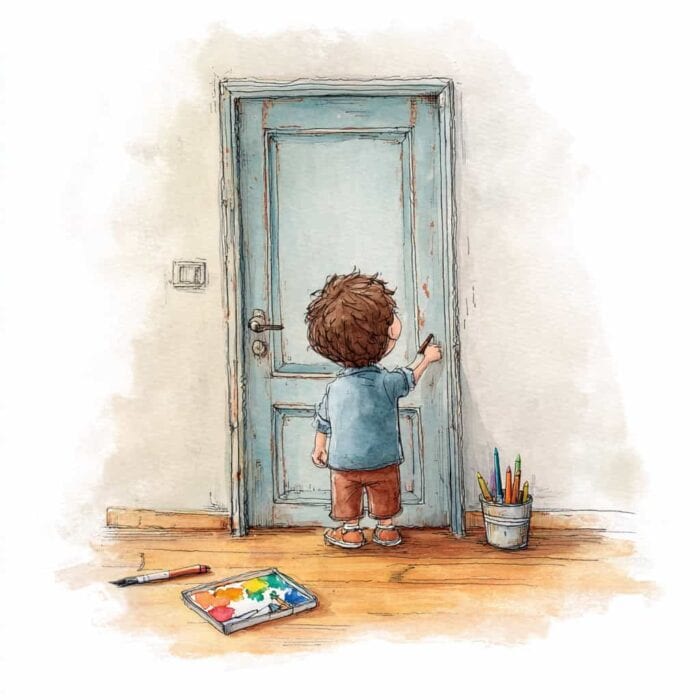Rozprávka na dobrú noc - O chlapčekovi, ktorý veľmi rád kreslil