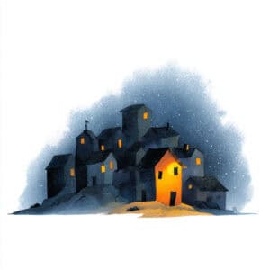 Rozprávka pre deti - Teta Tmavena a svetielko odvahy