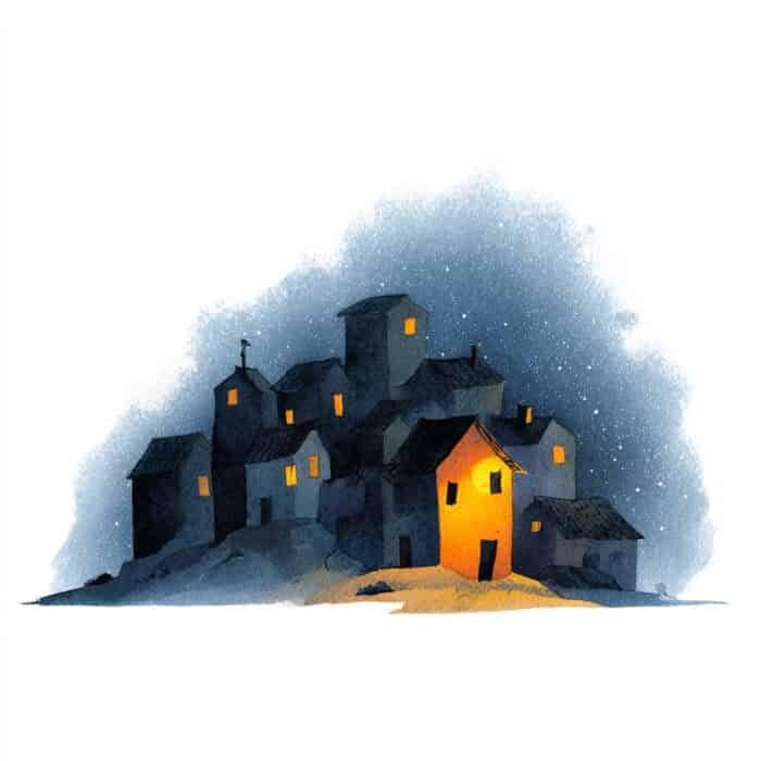 Rozprávka pre deti - Teta Tmavena a svetielko odvahy