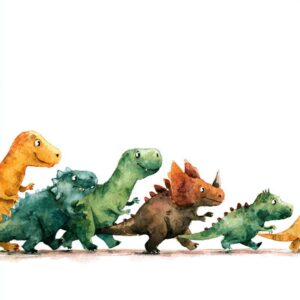 Rozprávka na čítanie - Dinosauria olympiáda
